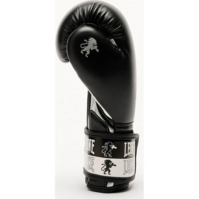 Детские перчатки для бокса LEONE Iconic Black 6 ун.