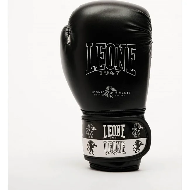 Детские перчатки для бокса LEONE Iconic Black 6 ун.