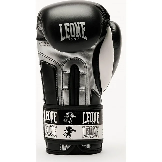 Детские перчатки для бокса LEONE Iconic Black 6 ун.