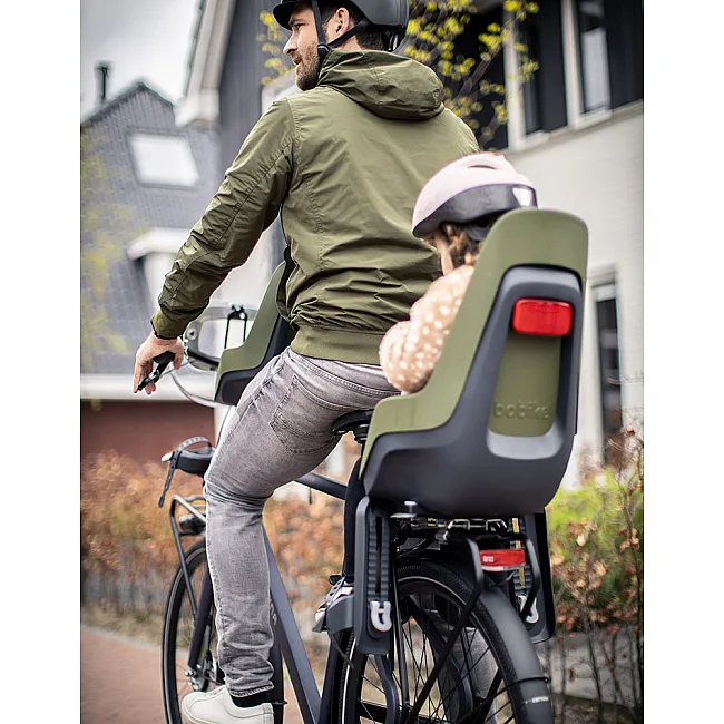 Детское сиденье на велосипед BOBIKE Maxi ONE / Olive green