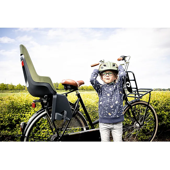 Детское сиденье на велосипед BOBIKE Maxi ONE / Olive green