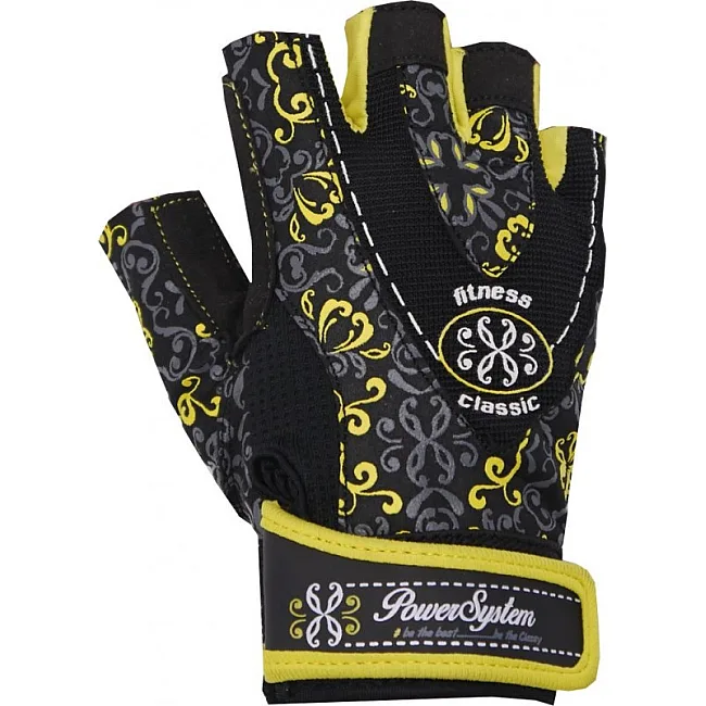 Фитнес перчатки POWER SYSTEM PS-2910 Classy Женские Yellow