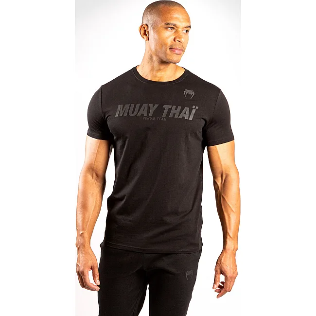 Футболка чоловіча VENUM Muay Thai VT Matte Black