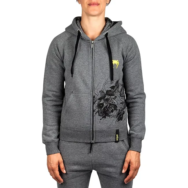Толстовка женская VENUM Floral Hoody - Heather Grey