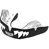 Капа для бокса с индивидуальной подгонкой OPRO Instant Custom Fit Jaws Black White White