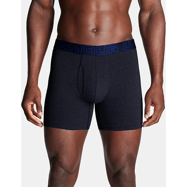 Чоловічі труси UNDER ARMOUR Performance Cotton 6 3 Pack Midnight Navy Steel Full Heather Castlerock