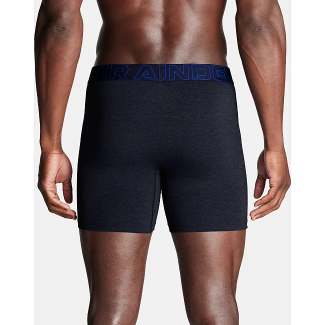 Чоловічі труси UNDER ARMOUR Performance Cotton 6 3 Pack Midnight Navy Steel Full Heather Castlerock