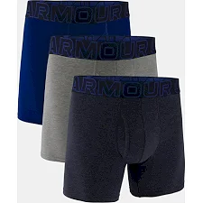 Чоловічі труси UNDER ARMOUR Performance Cotton 6 3 Pack Midnight Navy Steel Full Heather Castlerock