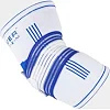 Налокотник-бандаж POWER SYSTEM PS-6007 Pro White/Blue (1шт)