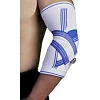 Налокотник-бандаж POWER SYSTEM PS-6007 Pro White/Blue (1шт)