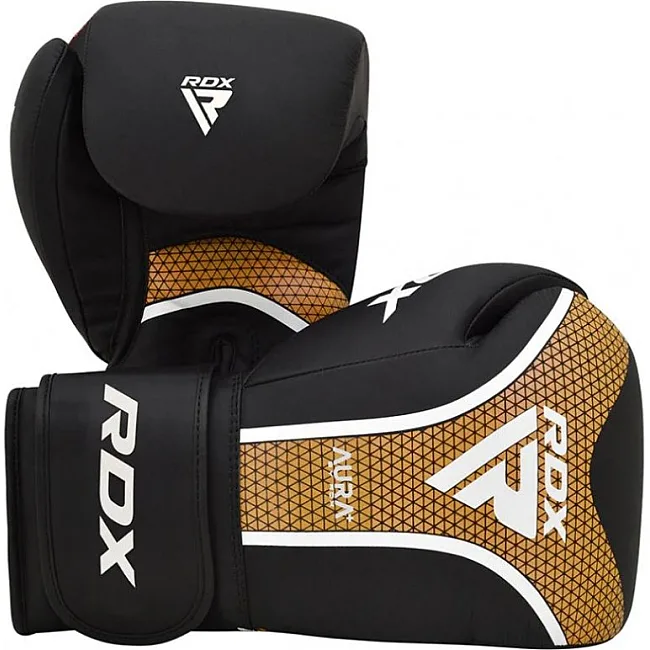 Перчатки для бокса RDX T17 Aura Black Gold