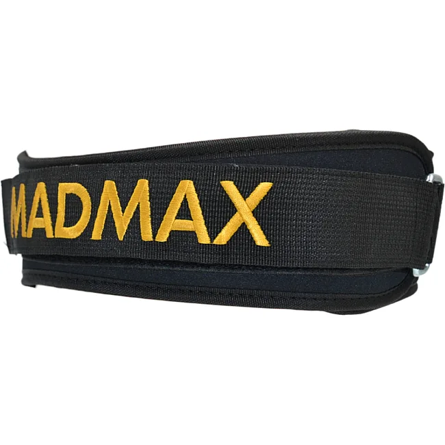 Пояс для становой тяги MADMAX MFB-313 Body Conform неопреновый Black