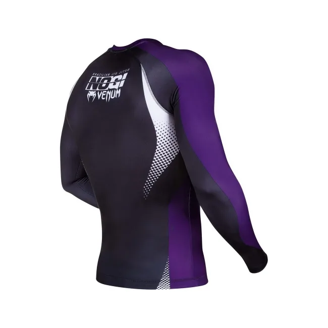 Рашгард VENUM No Gi IBJJF Approved Black Purple