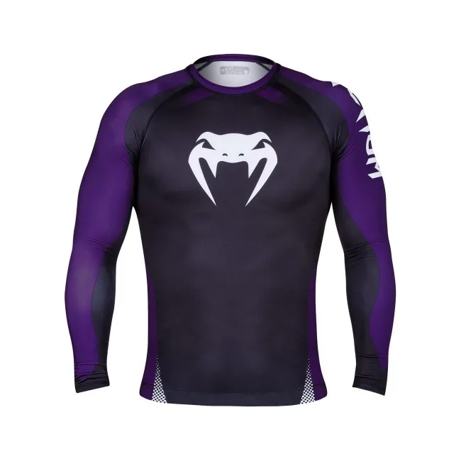 Рашгард VENUM No Gi IBJJF Approved Black Purple