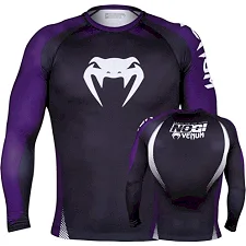 Рашгард VENUM No Gi IBJJF Approved Black Purple