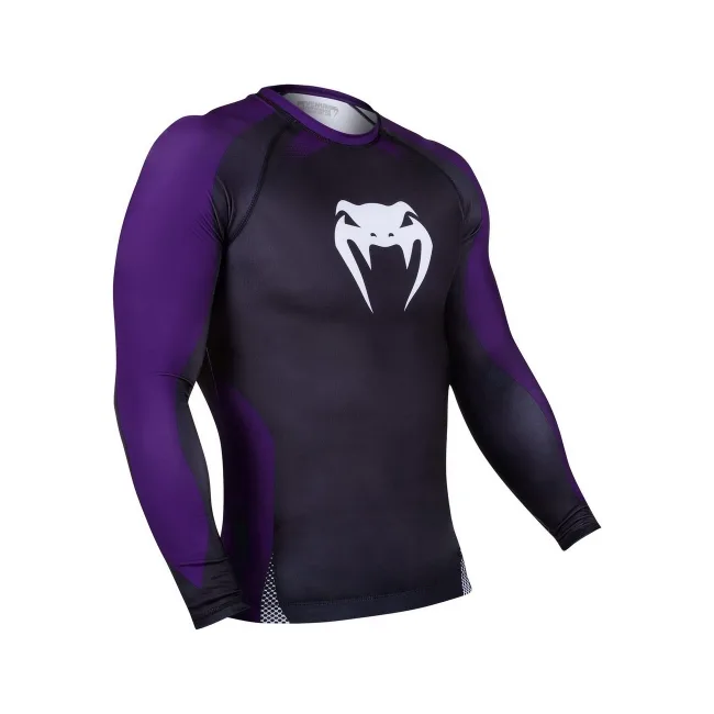 Рашгард VENUM No Gi IBJJF Approved Black Purple