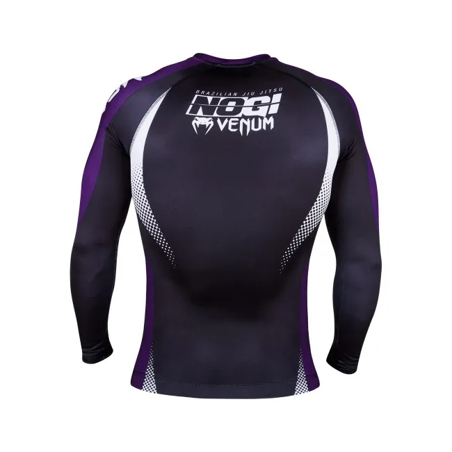 Рашгард VENUM No Gi IBJJF Approved Black Purple