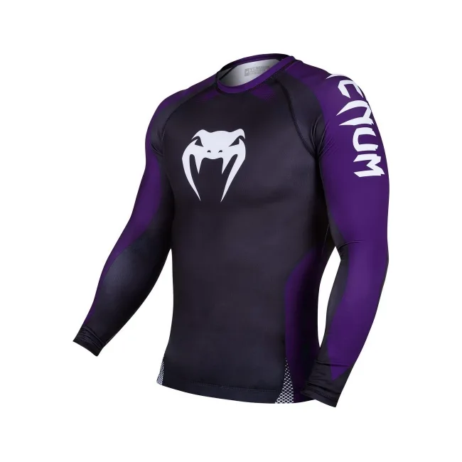 Рашгард VENUM No Gi IBJJF Approved Black Purple