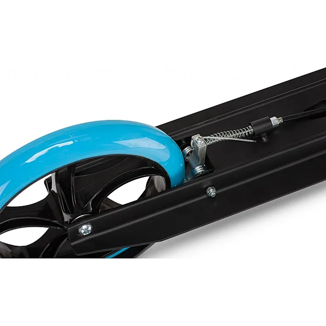 Самокат двухколесный RAZZO CITY 200 мм. алюминиевый HUL1-200 Black/Blue