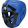 Шлем для бокса RDX T1 With Removable Face Cage Blue