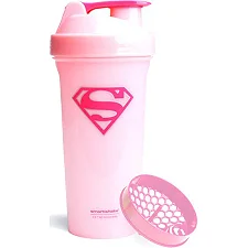 Спортивный шейкер SMARTSHAKE Lite 800мл DC Supergirl