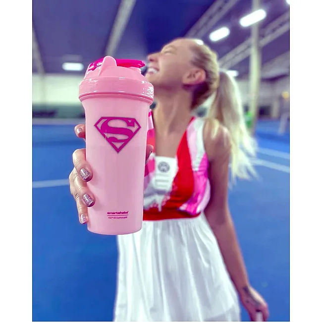 Спортивный шейкер SMARTSHAKE Lite 800мл DC Supergirl