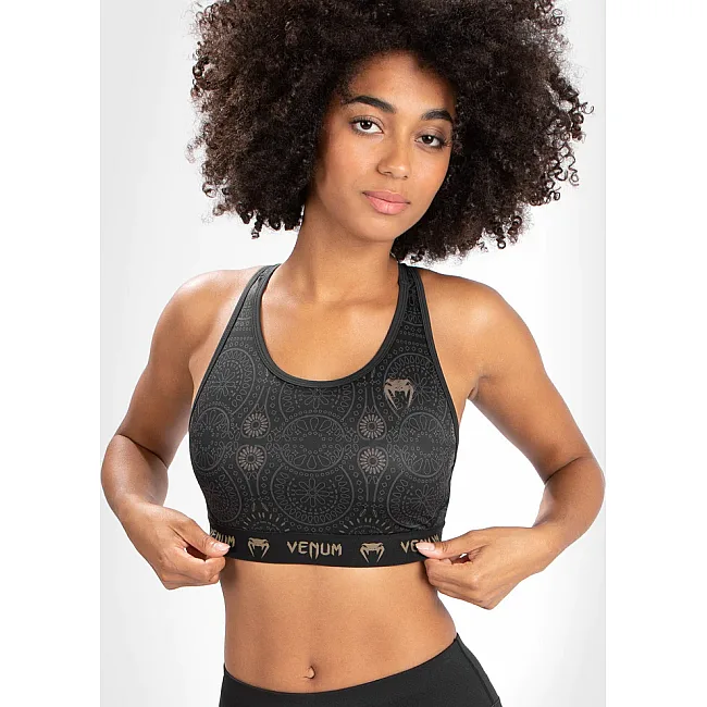 Спортивный топ VENUM Women Santa Muerte Dark Side - Black Brown