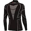 Термокофта с воротничком (лонгслив) X TECH Maglia Race 3 Munica Lunga lupetto Nero Черная