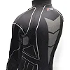 Термокофта с воротничком (лонгслив) X TECH Maglia Race 3 Munica Lunga lupetto Nero Черная