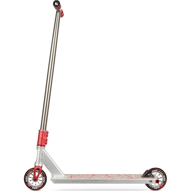 Трюковый самокат HIPE H6 Raw/Red