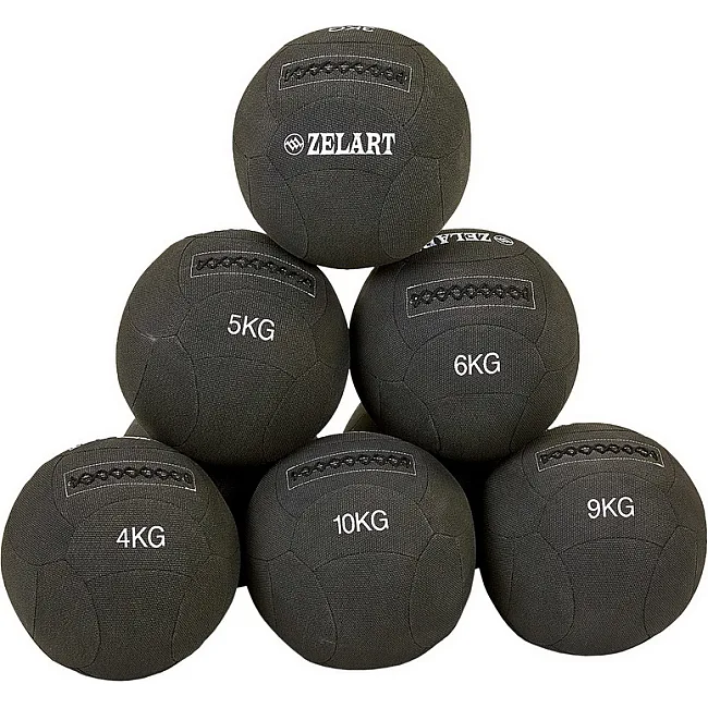 М'яч набивний волбол WALL BALL ZELART FI-7224-4 4кг