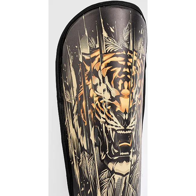 Защитные щитки для ног VENUM Tiger Black Neon Orang