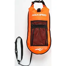 Буй для плавания с карманом Aqua Speed OPEN WATER SWIM BUOY+POCKET 63230 оранжевый 17 литров