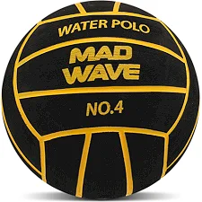 Мяч для водного поло MADWAVE M223002 (Черный)