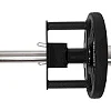 Рукоятка подвійна ручка для блочного тренажера Close-Grip Cable and Landmine Attachment ZELART TA-8413 (Чорний)