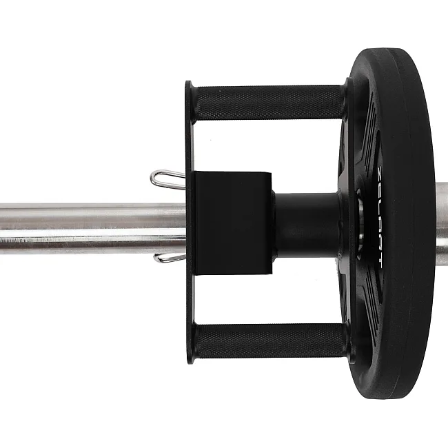 Рукоятка подвійна ручка для блочного тренажера Close-Grip Cable and Landmine Attachment ZELART TA-8413 (Чорний)