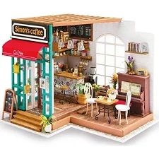 Конструктор 3D міні-будинок Robotime Rolife Simon's Coffee DG109