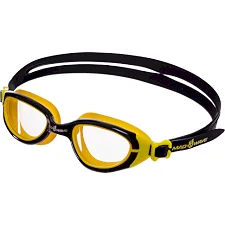 Очки для плавания юниорские MADWAVE UV BLOKER JUNIOR M041303 (Черный-желтый)