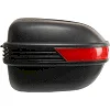 Центральный кофр задний для мотоцикла пластиковый Top Case JUHAO M-999 1шт 43x39x28см (Черный-красный)
