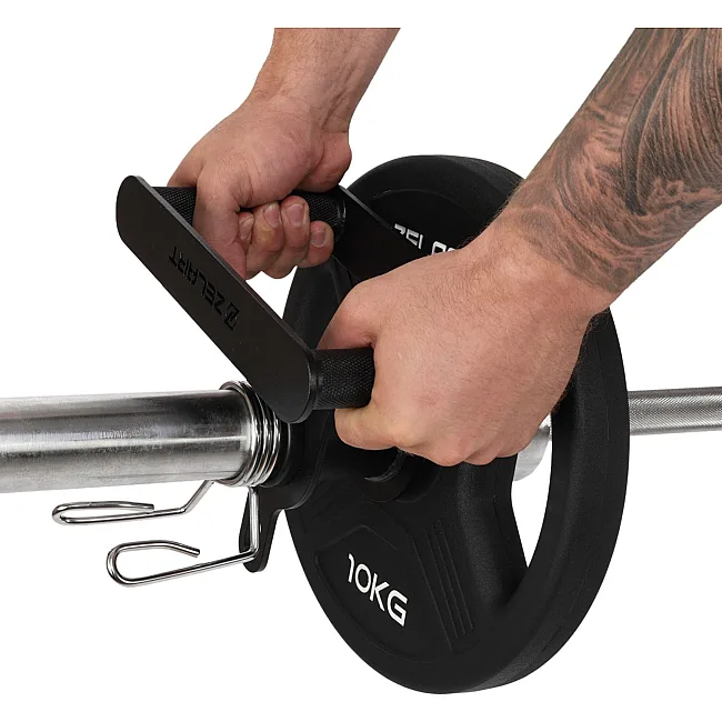 Рукоятка подвійна ручка для блочного тренажера Close-Grip Cable and Landmine Attachment ZELART TA-8413 (Чорний)