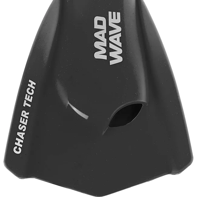 Ласти тренувальні з відкритою п'ятою MADWAVE Chaser tech M074306 (Чорний)