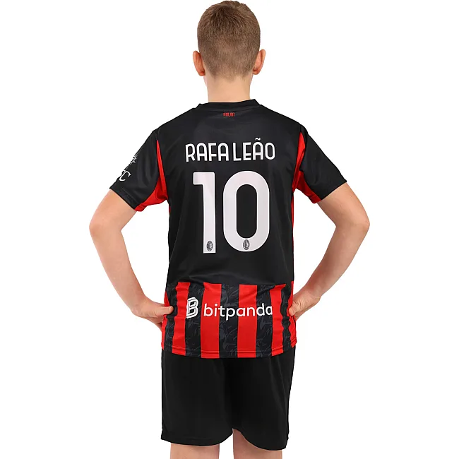 Футбольна форма дитяча із символікою клубу AC MILAN домашня 2026 SP-SPORT CO-7357 (Червоний-чорний)