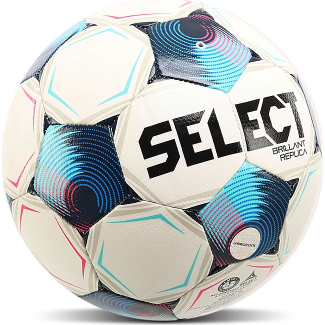 Футбольный мяч детский SELECT BRILLANT V25 BRILLANT-REP-5WB №5 (Белый-синий)