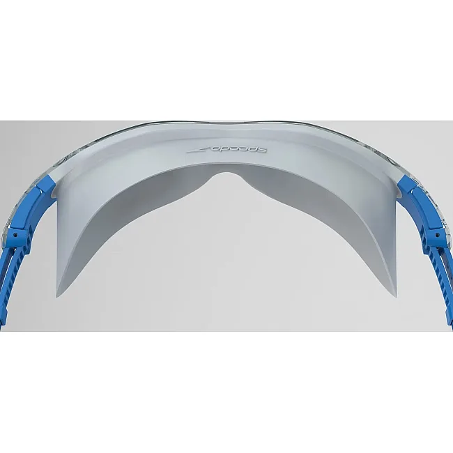 Очки для плавания Speedo HYDROSITY SWIM MASK серый, голубой One Size