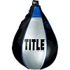Пневмогруша боксерська TITLE Platinum Perilous Speed Bag Silver/Black (18×25,4 см.)