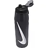 Бутылка NIKE REFUEL BOTTLE LOCKING LID 32 OZ антрацит, черный, серебристый 946 мл