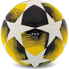 Футбольний м'яч SELECTARS SP-SPORT FB-7589 №5 PU (Білий-жовтий)