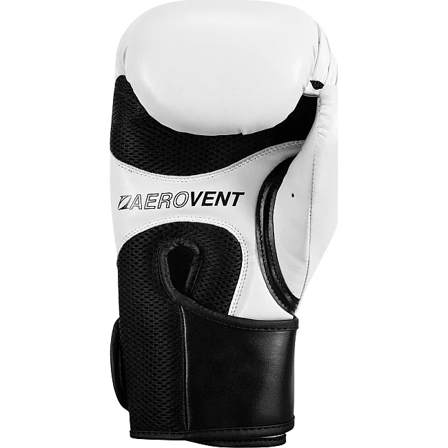Боксерские перчатки TITLE Boxing Vegan Gloves White/Black (капа в комплекте)