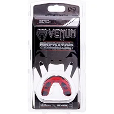 Капа для бокса двухслойная VENUM PREDATOR HK-VN2046 (Красный-черный)