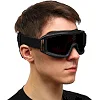 Очки защитные маска со сменными линзами и чехлом SP
UNE JY-023-1